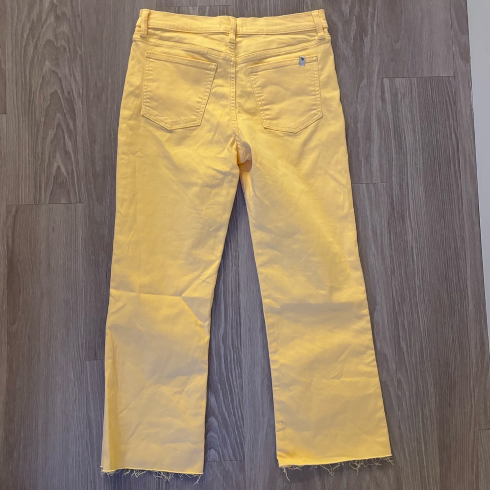 Sneak Peek Yellow Women's Jeans Raw Hem Size 29 - Picture 5 of 7